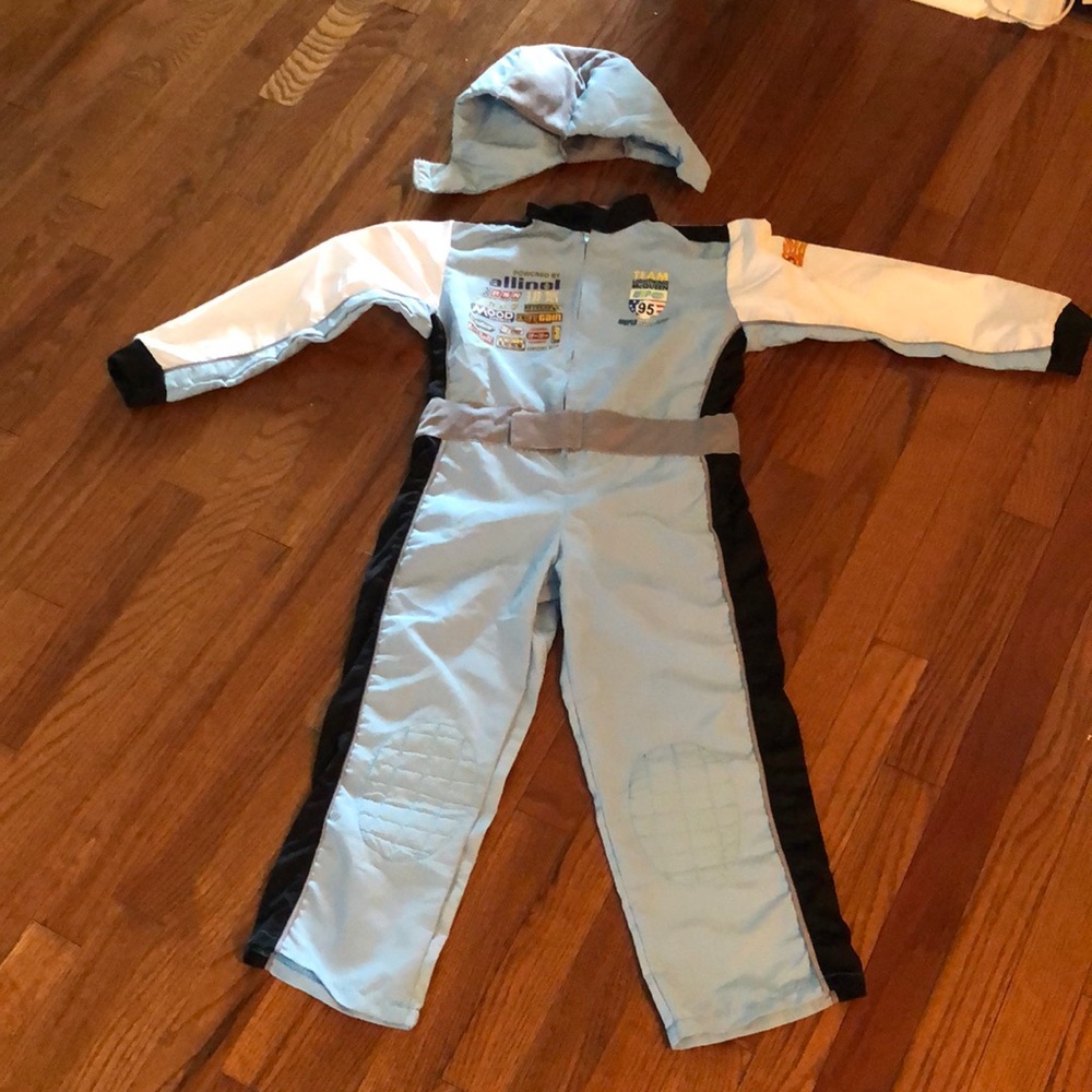 Team Lighting McQueen Child’s costume with helmet